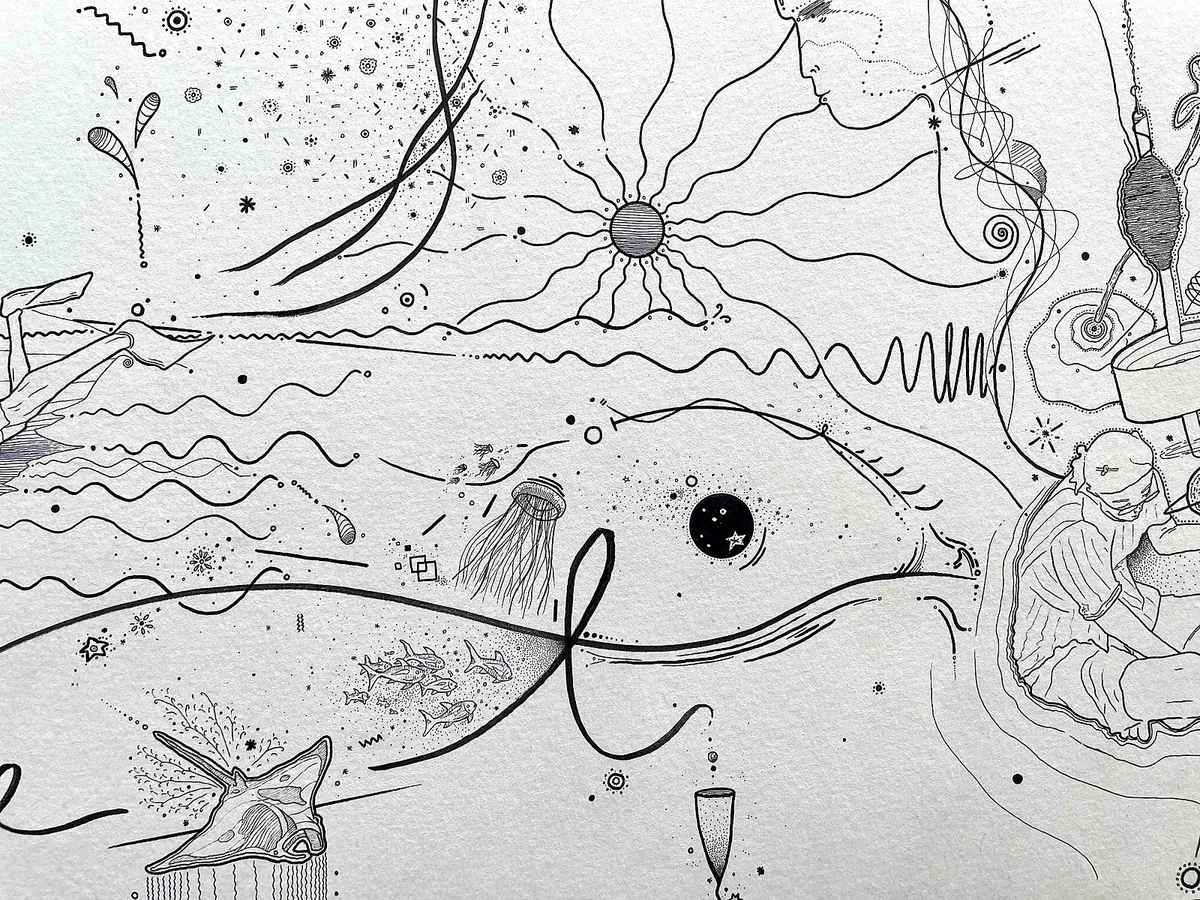 Detail from Garima’s Meditation