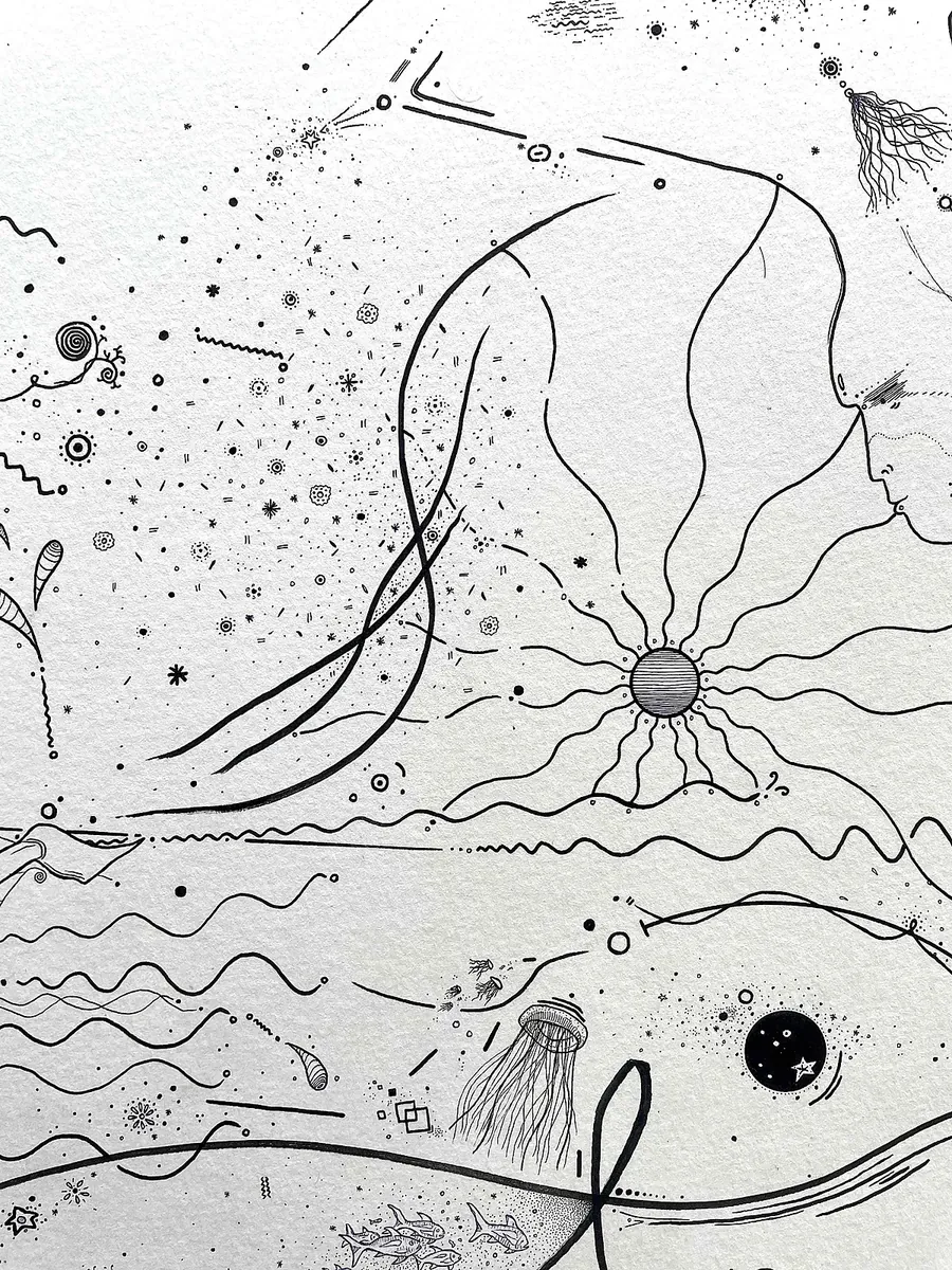 Detail from Garima’s Meditation