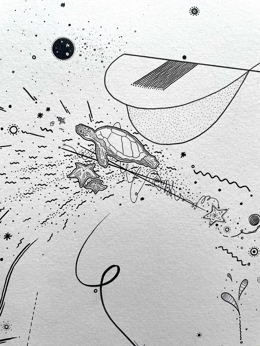 Detail from Garima’s Meditation