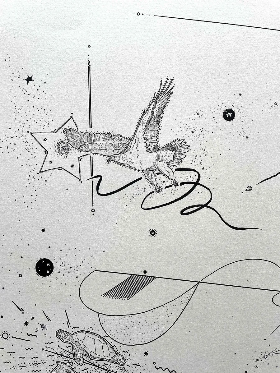Detail from Garima’s Meditation