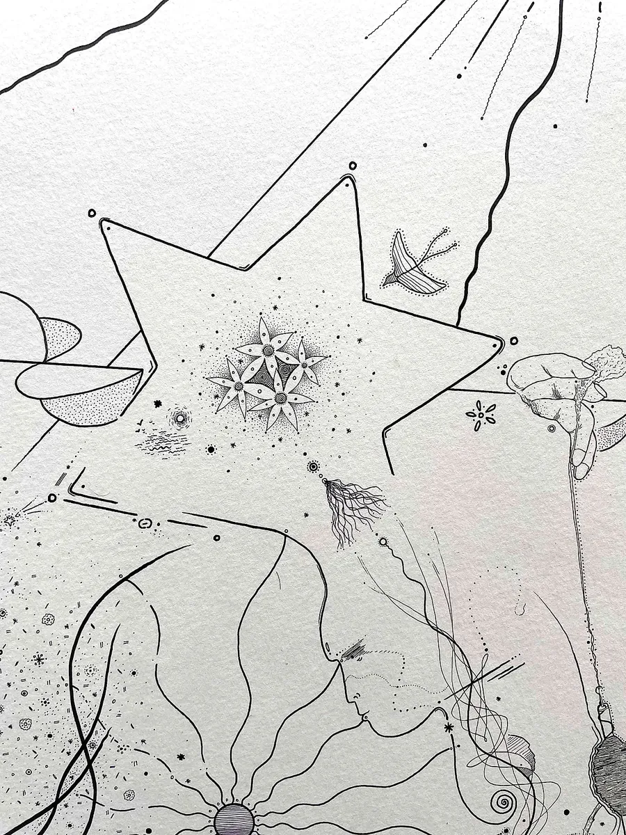 Detail from Garima’s Meditation