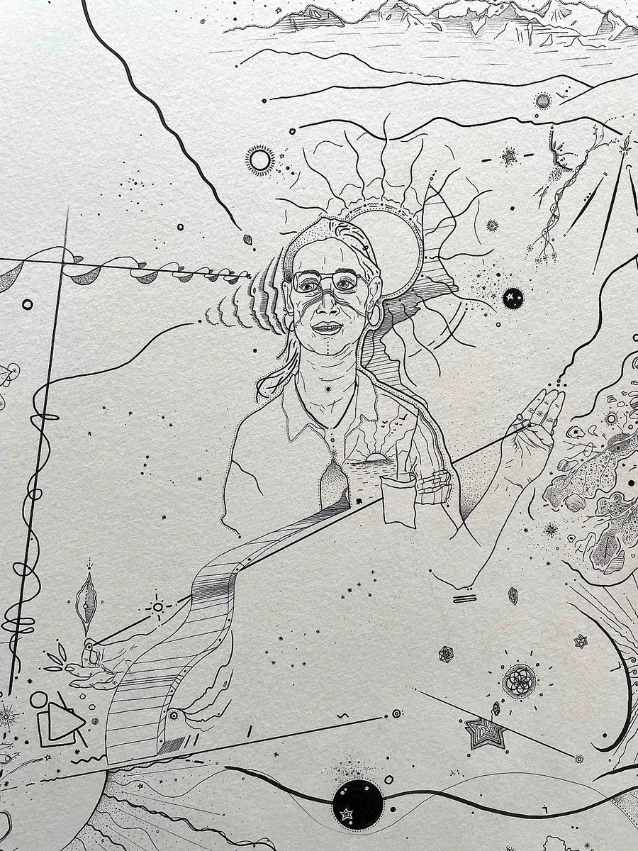 Detail from Garima’s Meditation