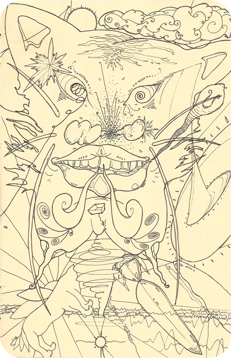 Stream of Consciousness&nbsp;&mdash; drawing 11 of 12